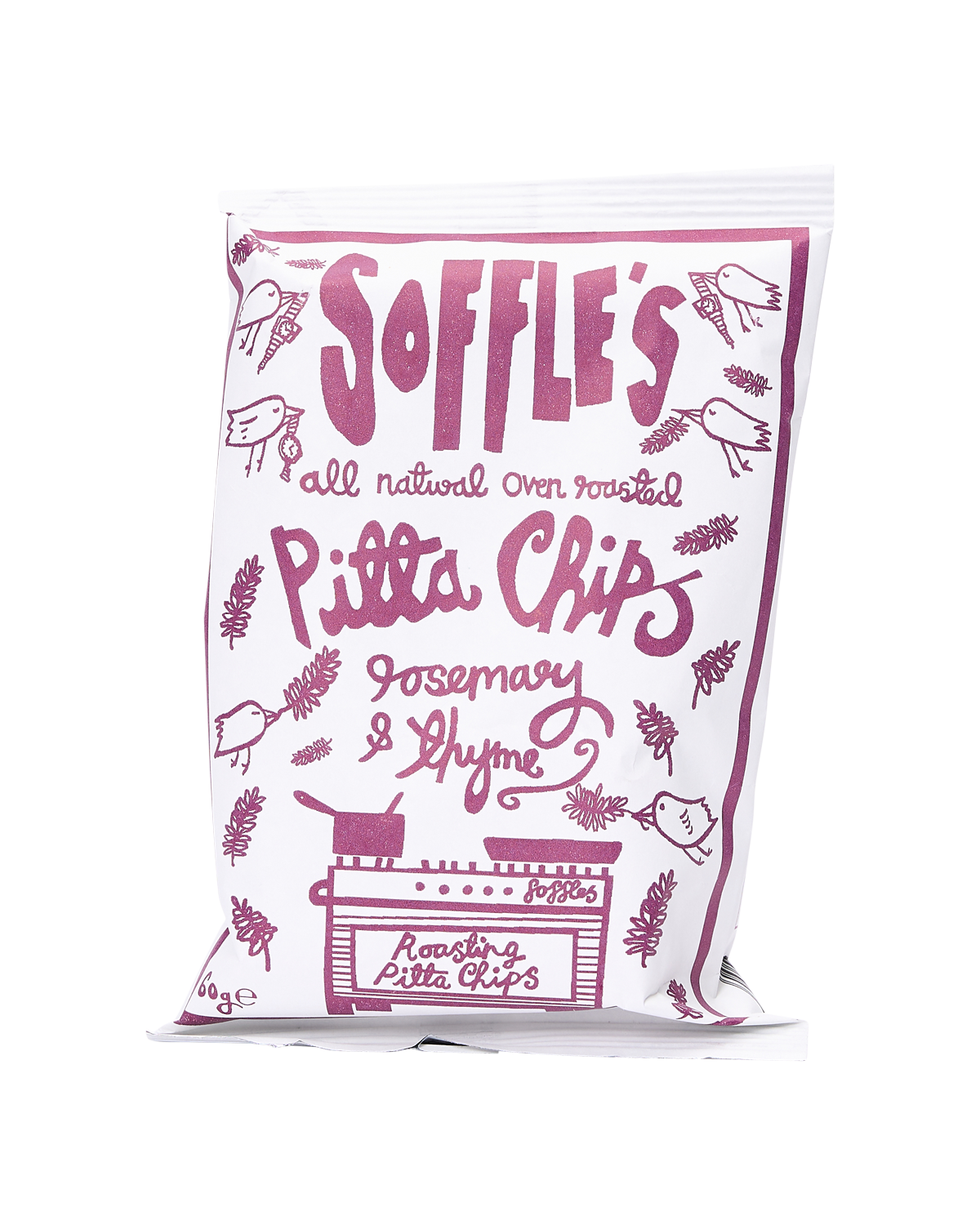 Rosemary and Thyme Pitta Chips - 60g