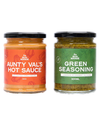 Bon Mangé: Heat and Flavour Set (Hot Sauce & Green Pepper Seasoning)
