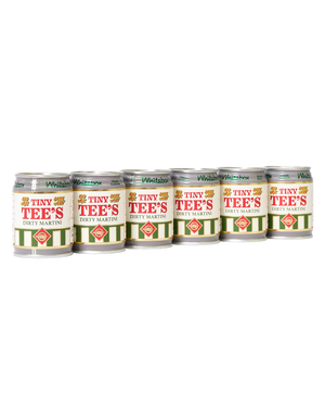 Tiny Tee's Dirty Martini Vodka Cocktail (6 Cans)