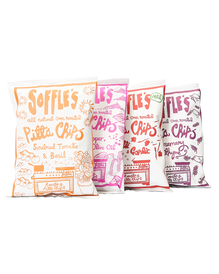 Crunchy Pitta Chips: The Full Set