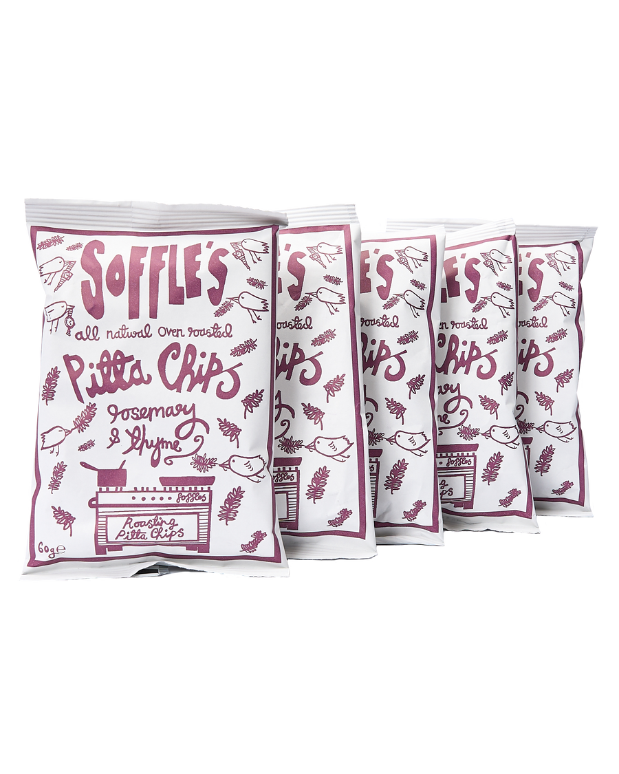 Rosemary & Thyme Pitta Chips (5x60g Packs)