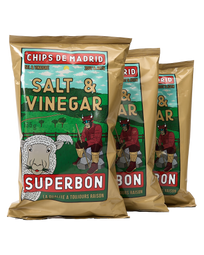 Salt & Vinegar Crisps (3 Sharing Bags)