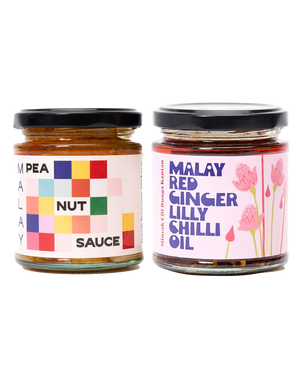 Malay Peanut Sauce and Chilli Oil Duo
