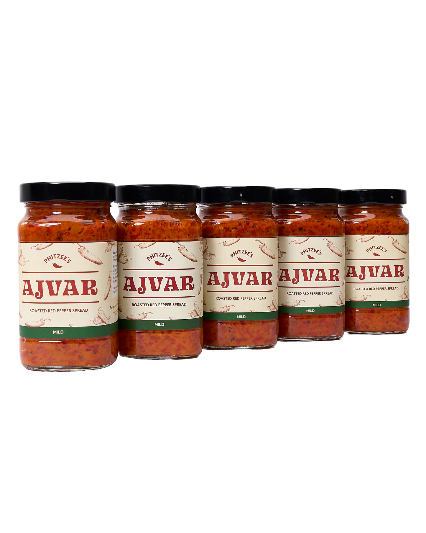 Ajvar Bundle: Mild (5 Jars)