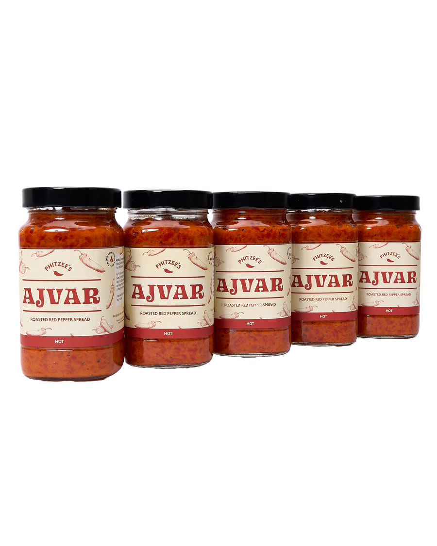 Ajvar Bundle: Hot  (5 Jars)