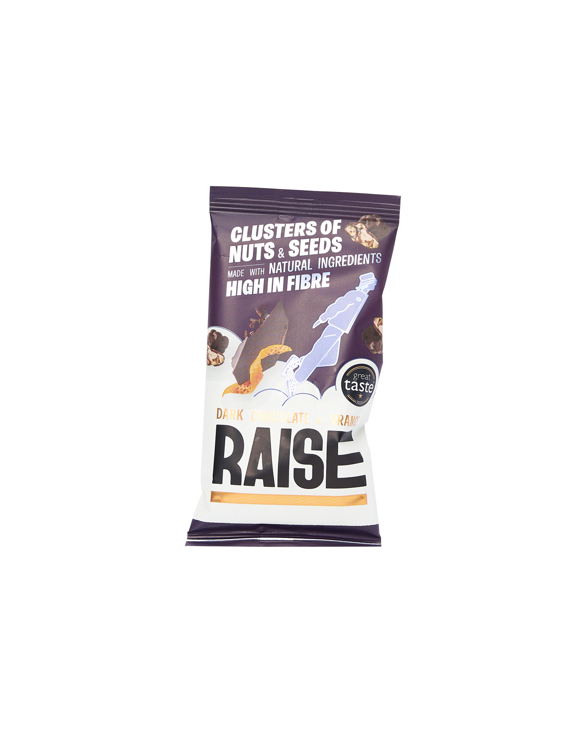 Dark Choc-Orange Nuts & Seed Clusters