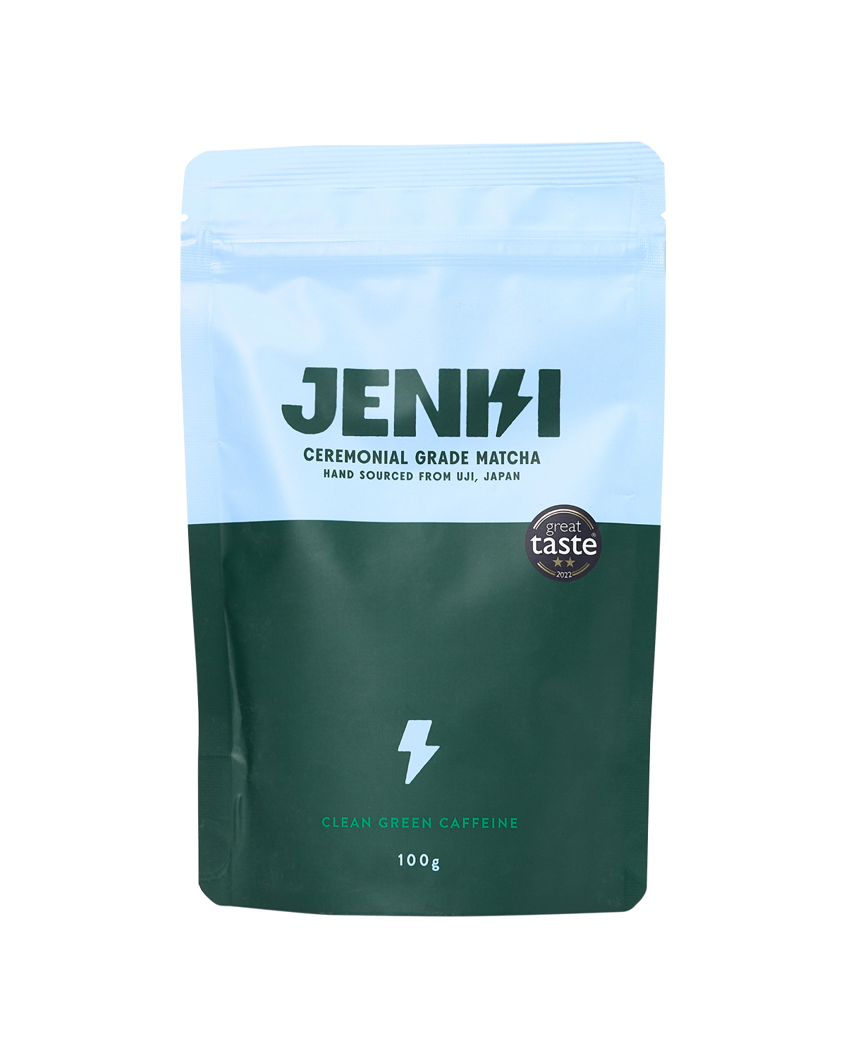 JENKI 100g Ceremonial Grade Matcha Pouch