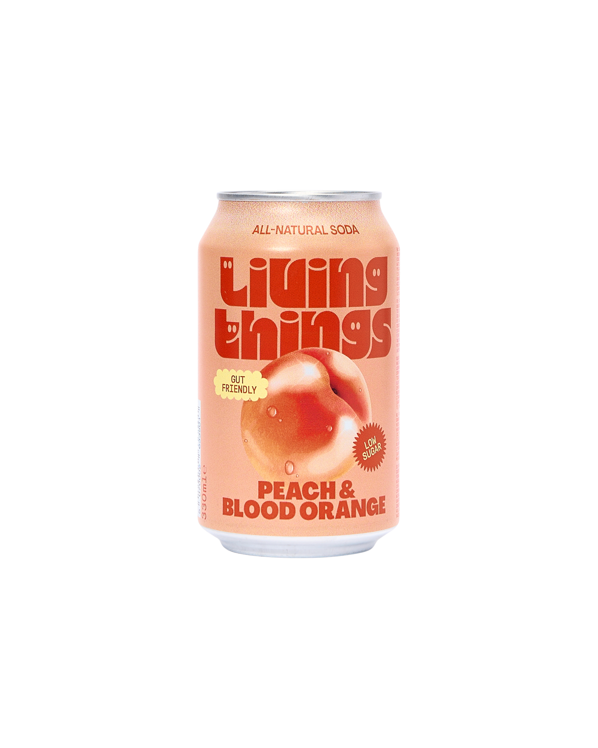 Peach & Blood Orange Prebiotic Soda