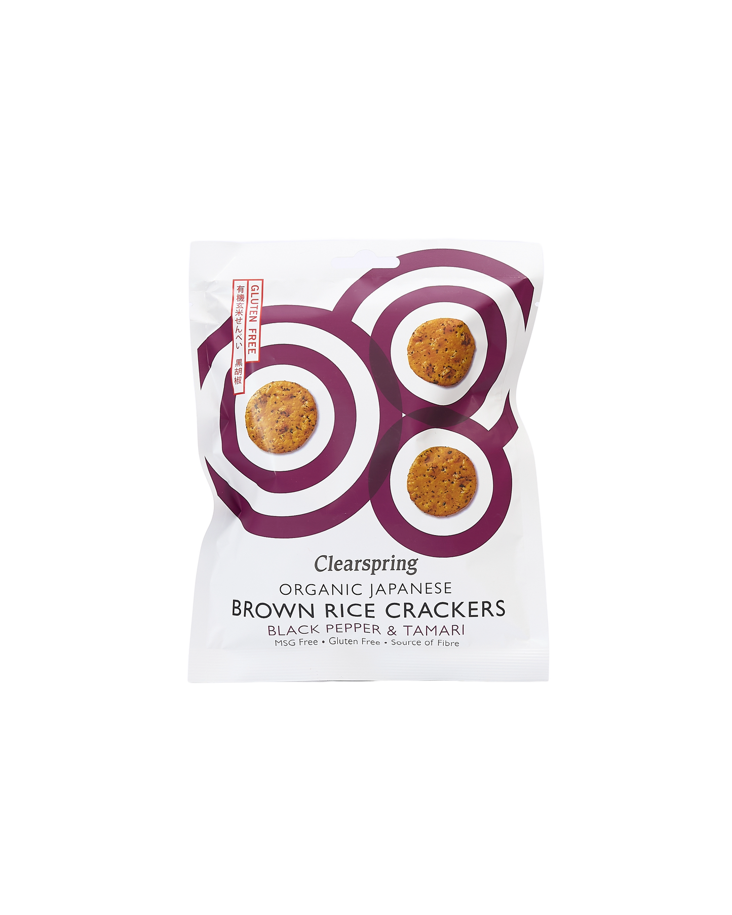 Organic Black Pepper & Tamari Brown Rice Crackers