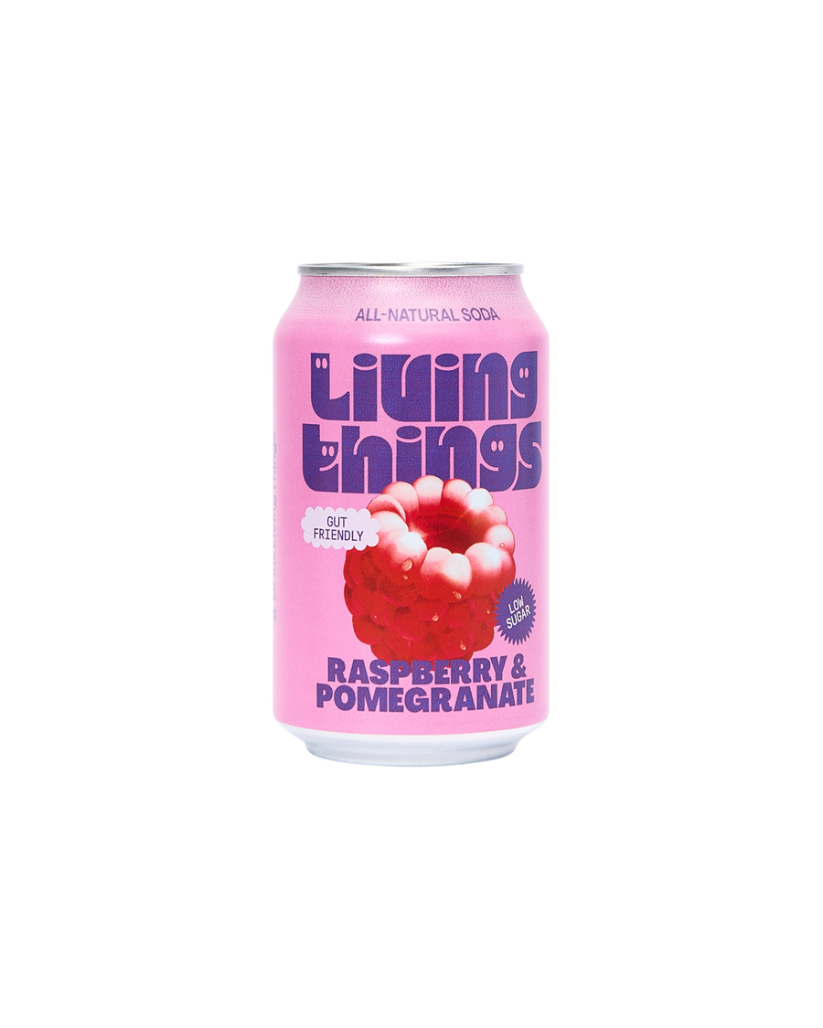 Raspberry & Pomegranate Prebiotic Soda
