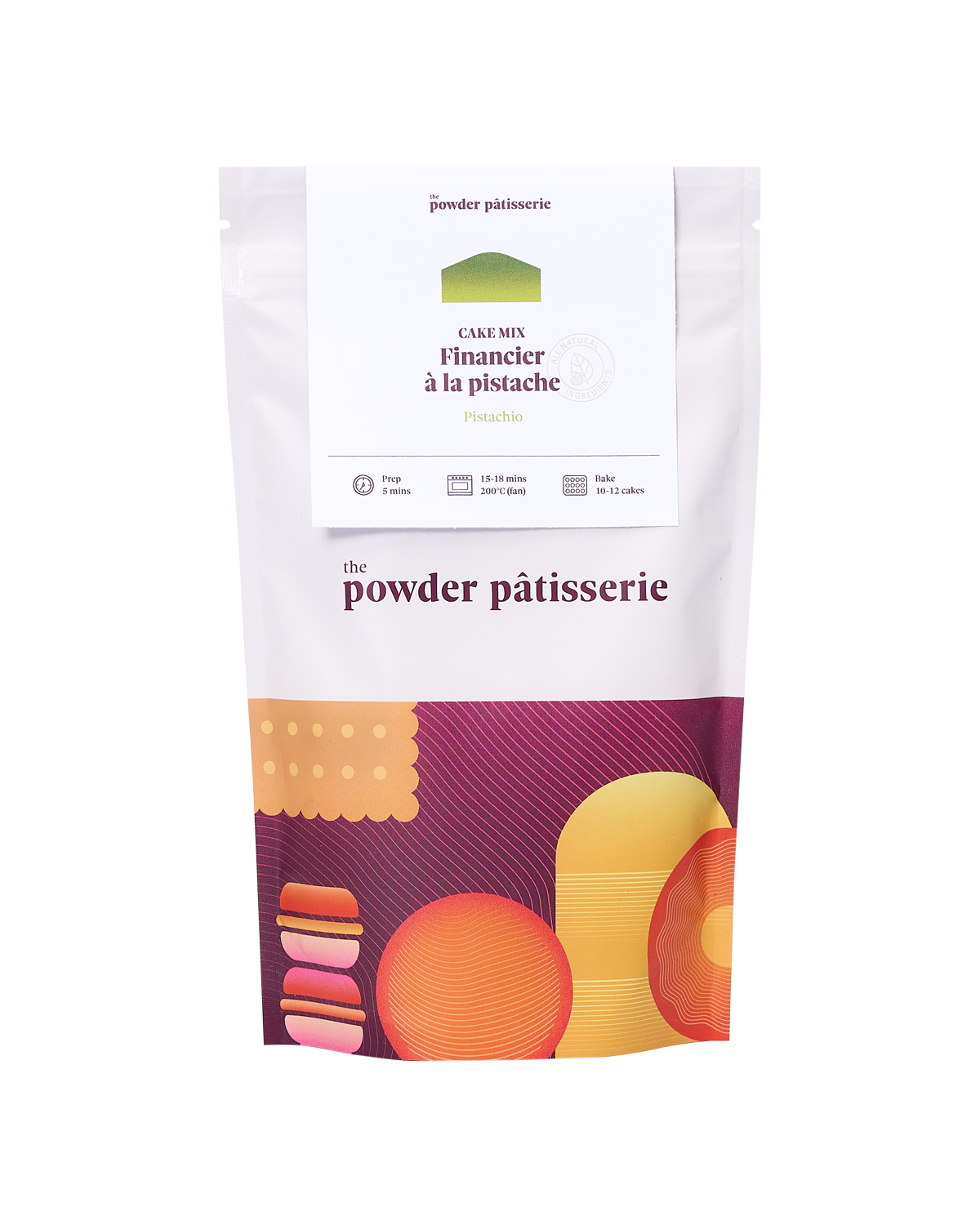 Pistachio French Financier Cake Mix