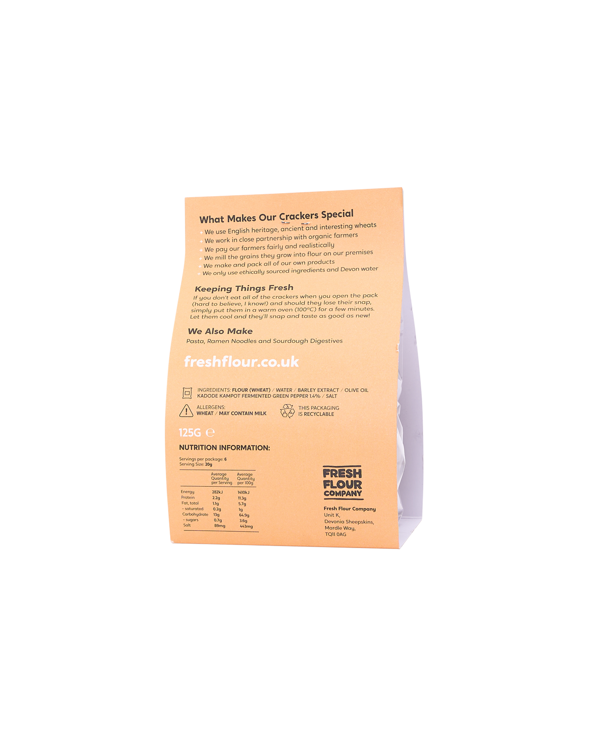 Sourdough Crackers - Fermented Green Pepper