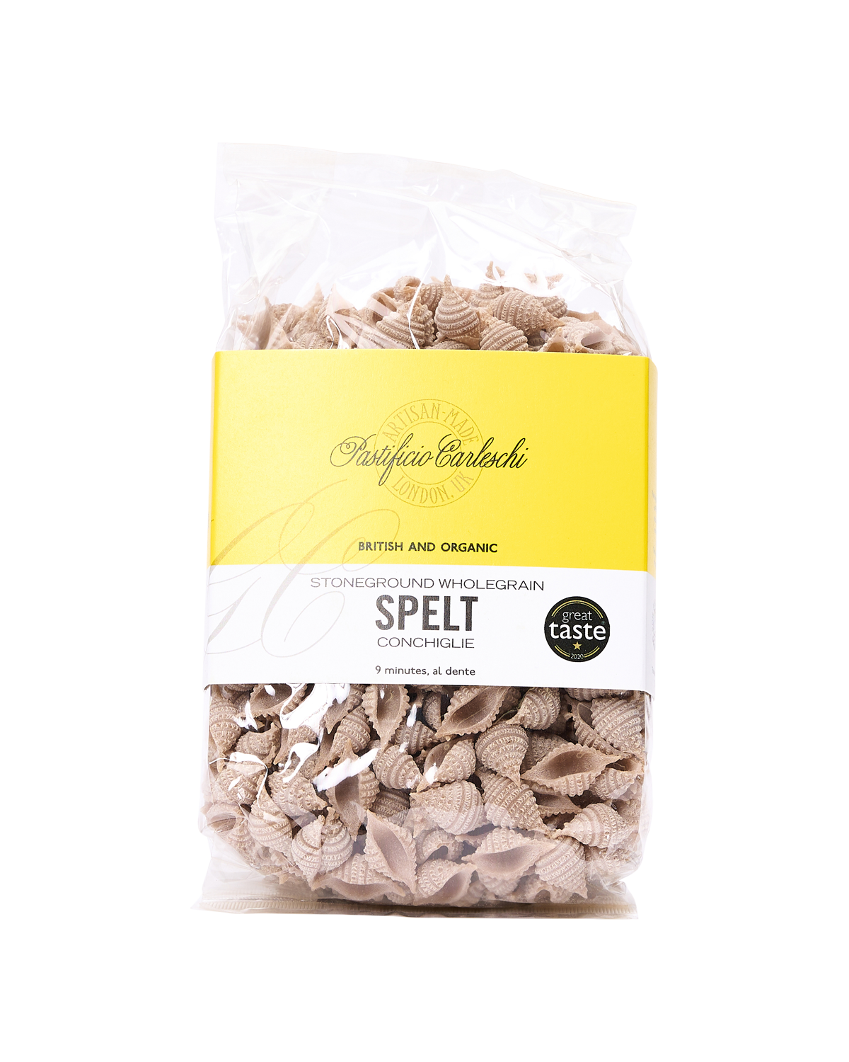 Organic Wholegrain Spelt Conchiglie