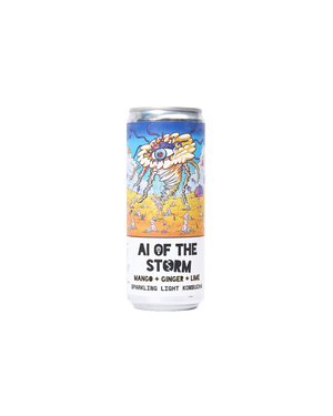 AI Of The Storm: Organic Mango, Ginger & Lime Kombucha Soda