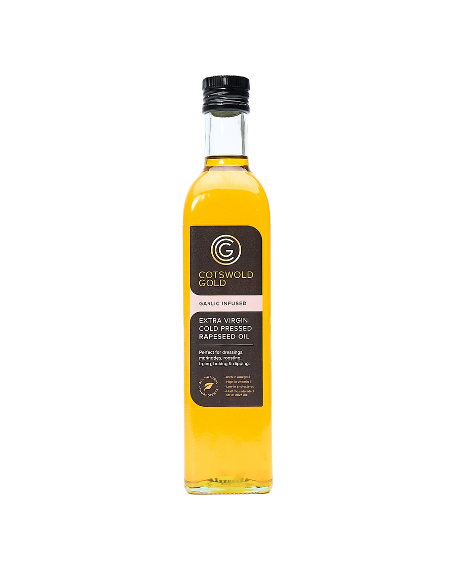 Cold Pressed Rapeseed Oil With Garlic (500Ml)
