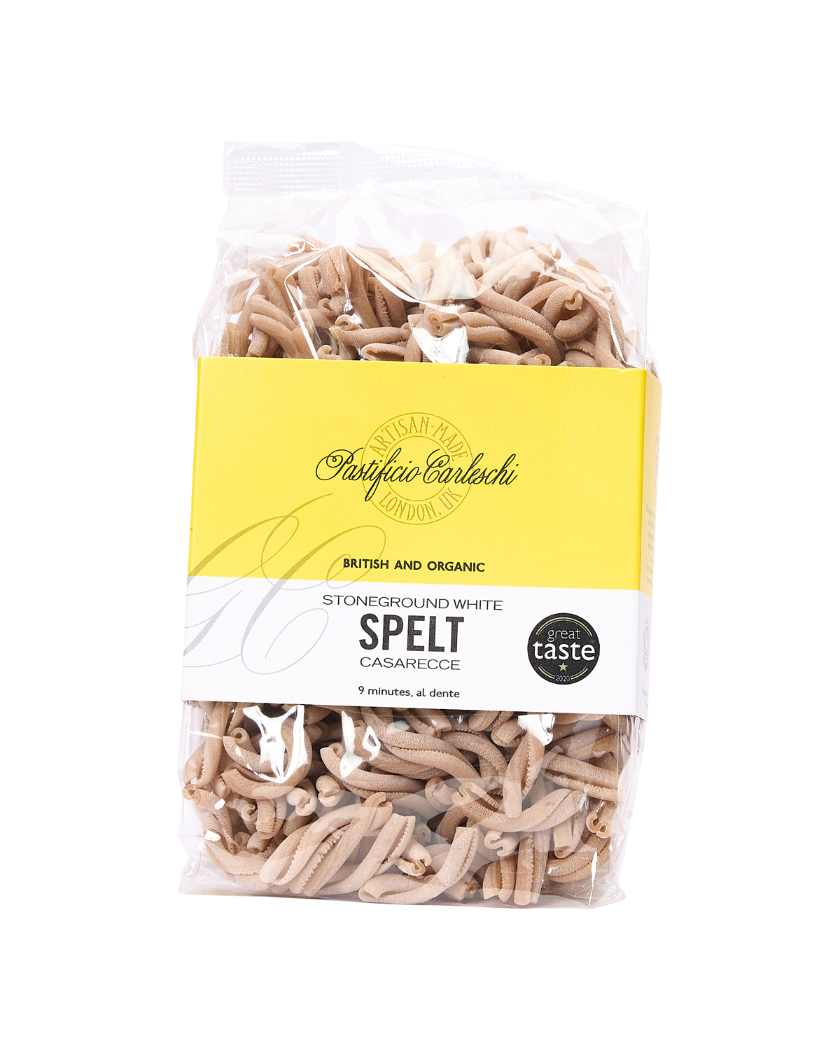 Organic White Spelt Casarecce Pasta