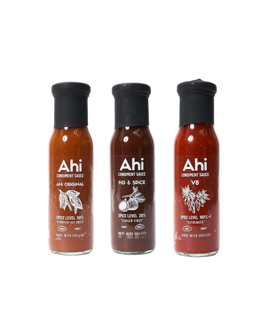 Ahi Hot Sauce Trio