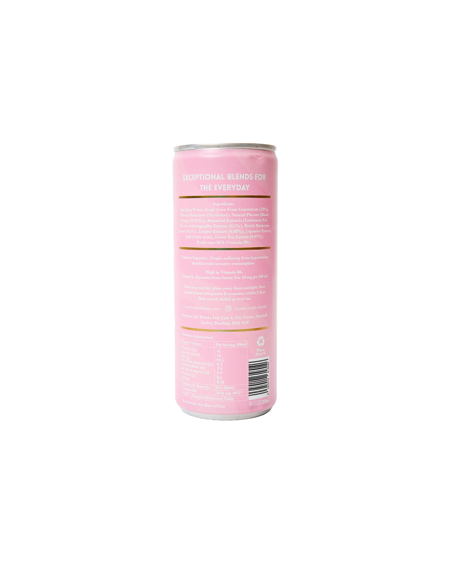 Blood Orange & Juniper: Relaxation Drink