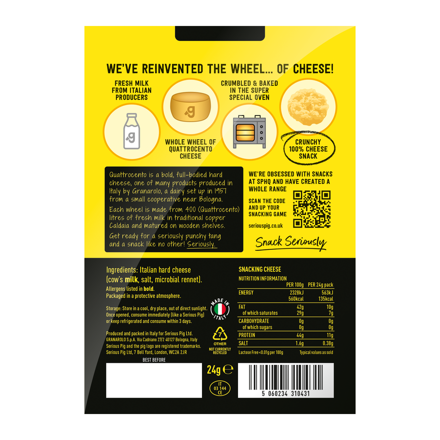 Crunchy Snacking Cheese