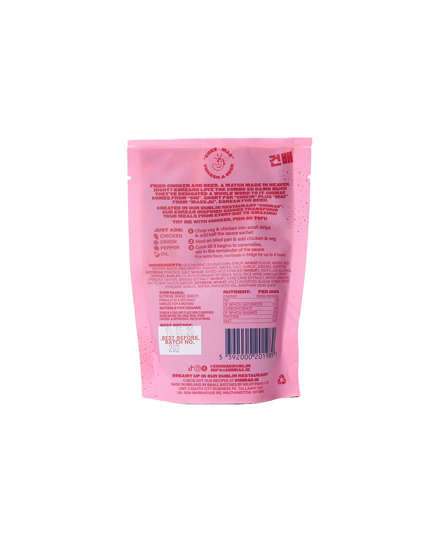 Korean Stir-Fry Sauce (110ml)