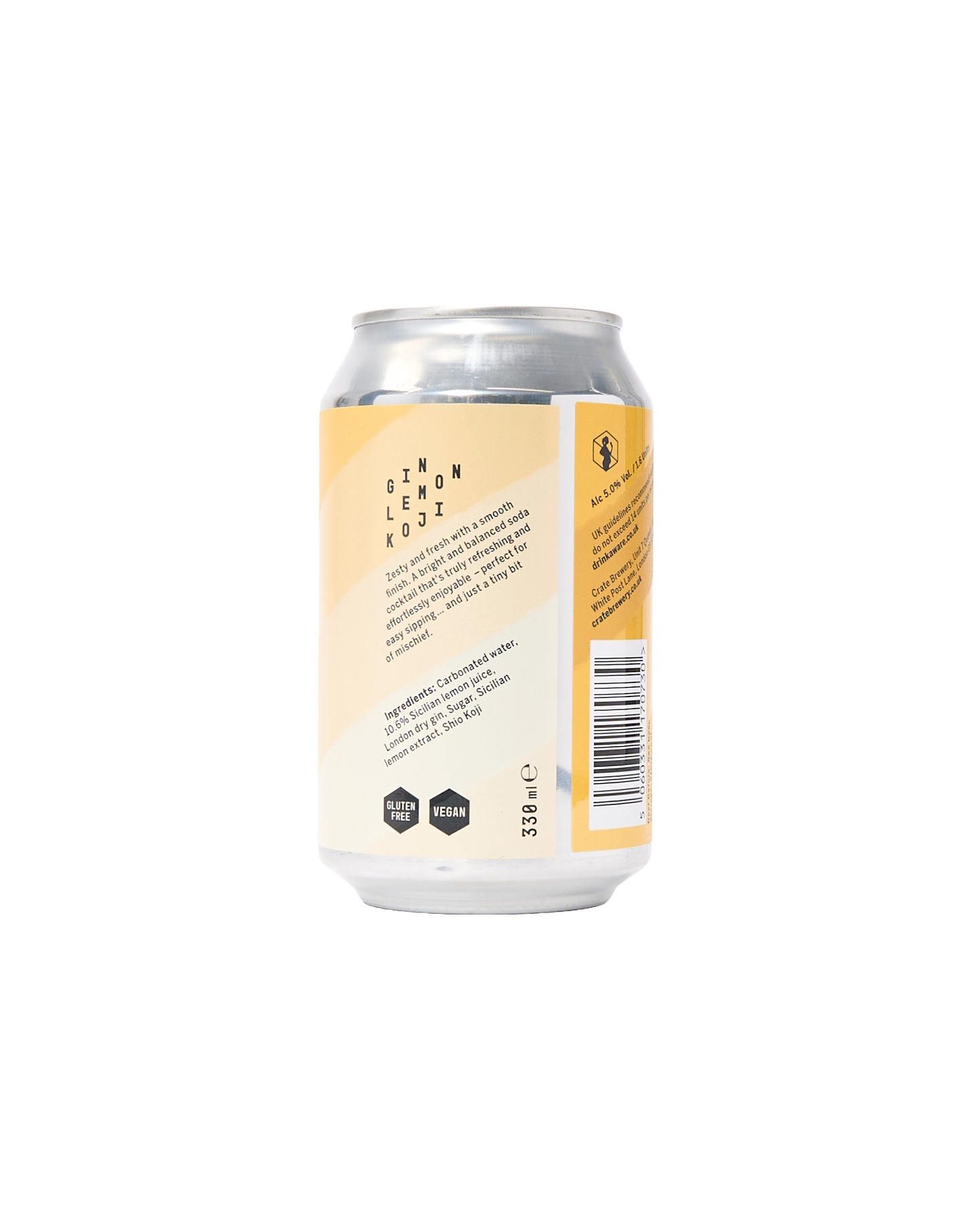 Gin, Lemon & Koji Soda Cocktail