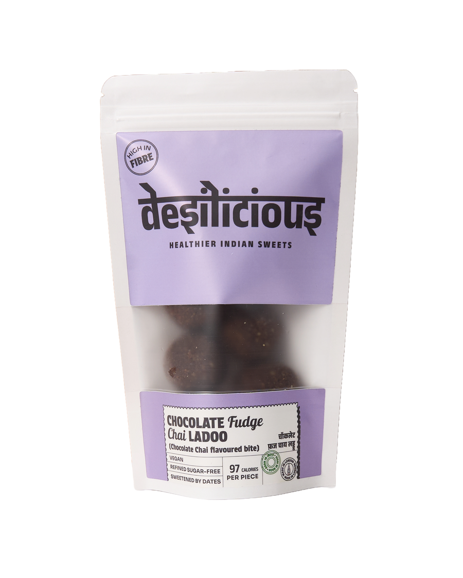 Chocolate Fudge Chai Laddoo