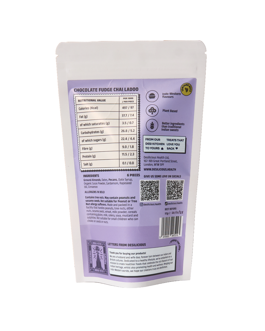 Chocolate Fudge Chai Laddoo