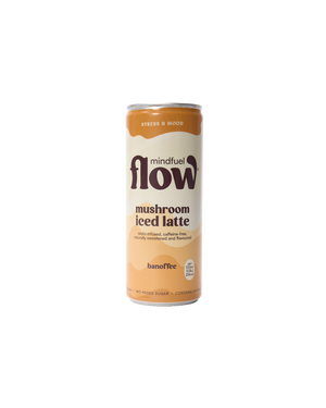 Banoffee Mushroom Iced Latte
