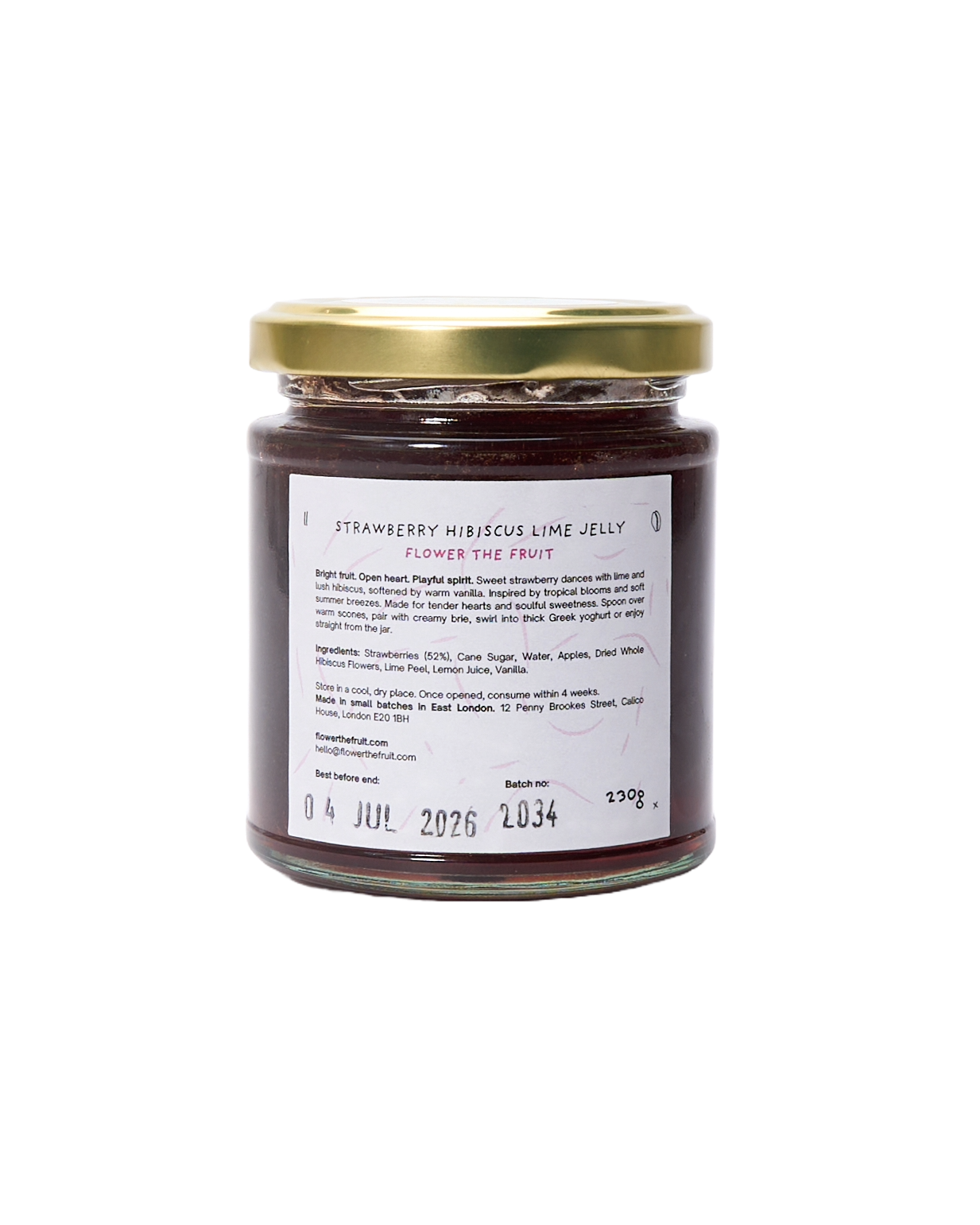 Strawberry Hibiscus Zephyr Jelly