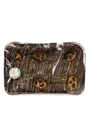Caramel Pretzel Little Luxury Brownie Tray (Gluten Free)