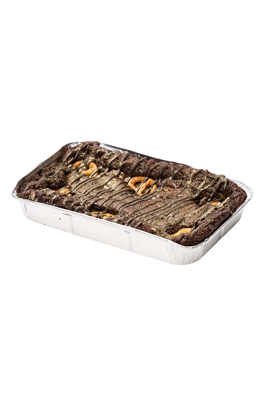 Caramel Pretzel Little Luxury Brownie Tray (Gluten Free)