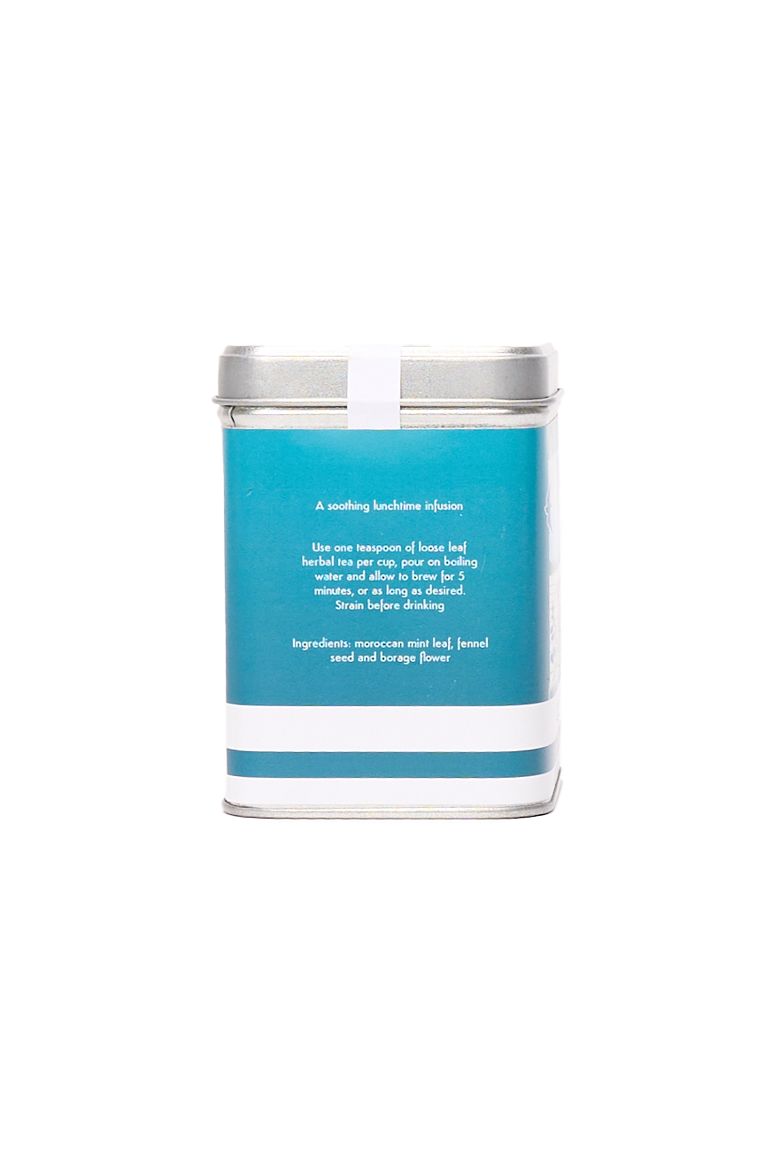 Noon: Mint, Fennel, Borage & Cornflower Tea blend