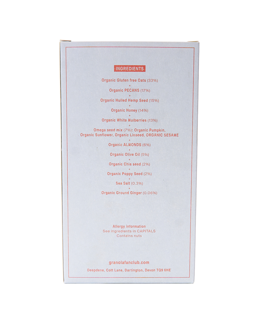 Hemp, Honey & Mulberry Granola