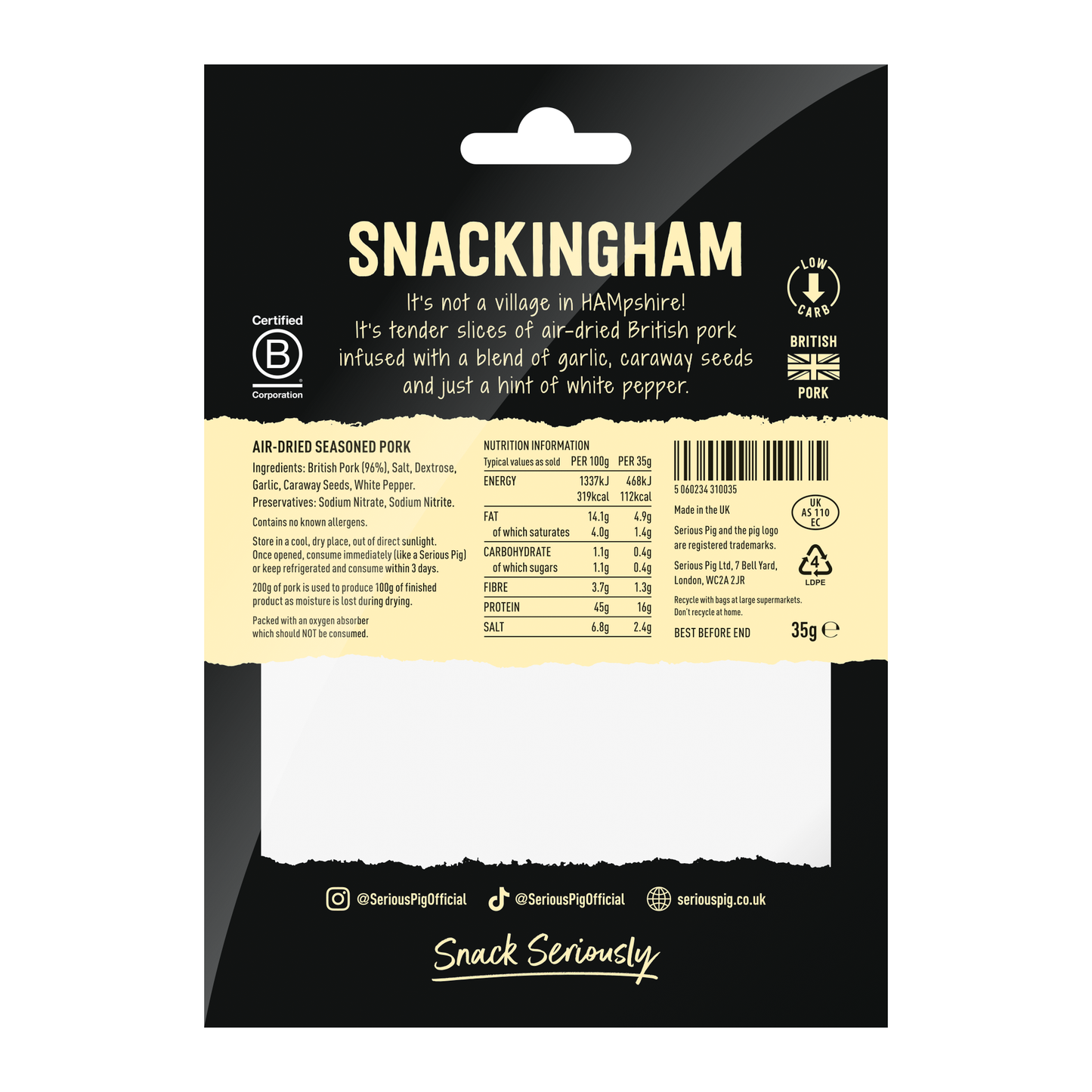 Dried Pork Snacking Bites