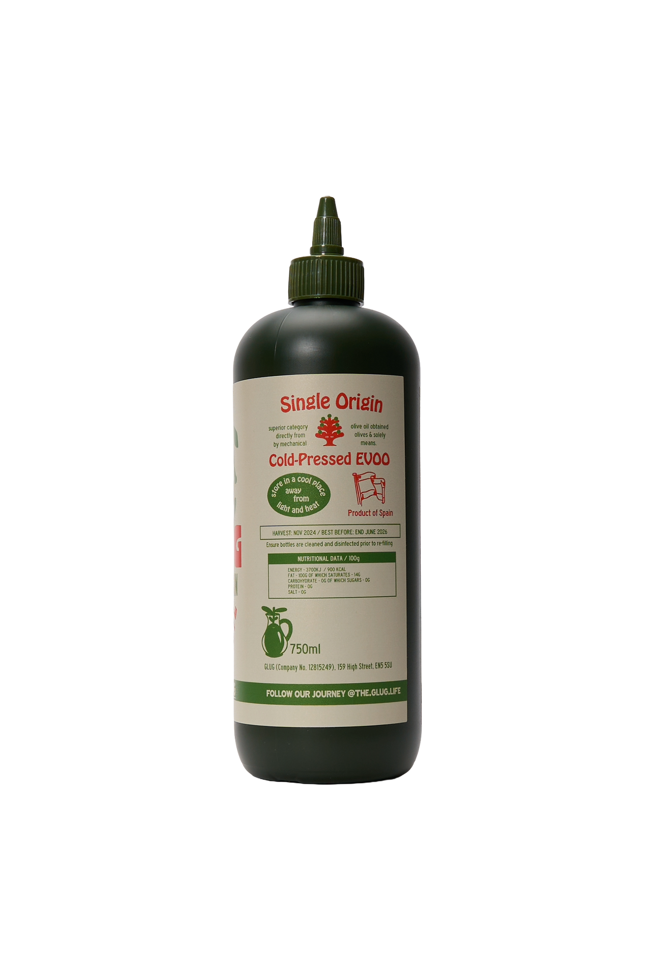 Extra Virgin Olive Oil for Drizzling (750ml)