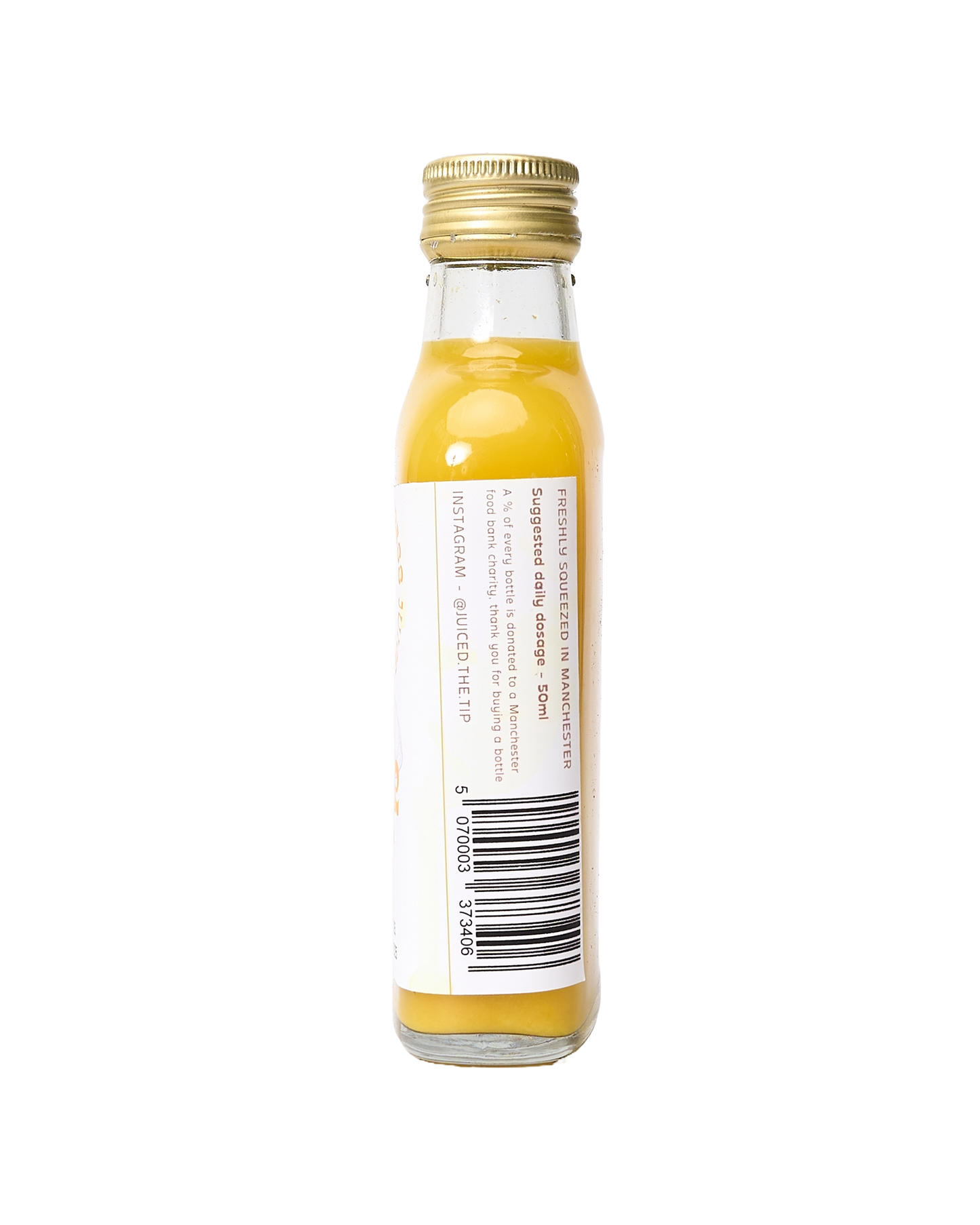 Ginger Shot - Ginger, Orange & Turmeric Juice Shots