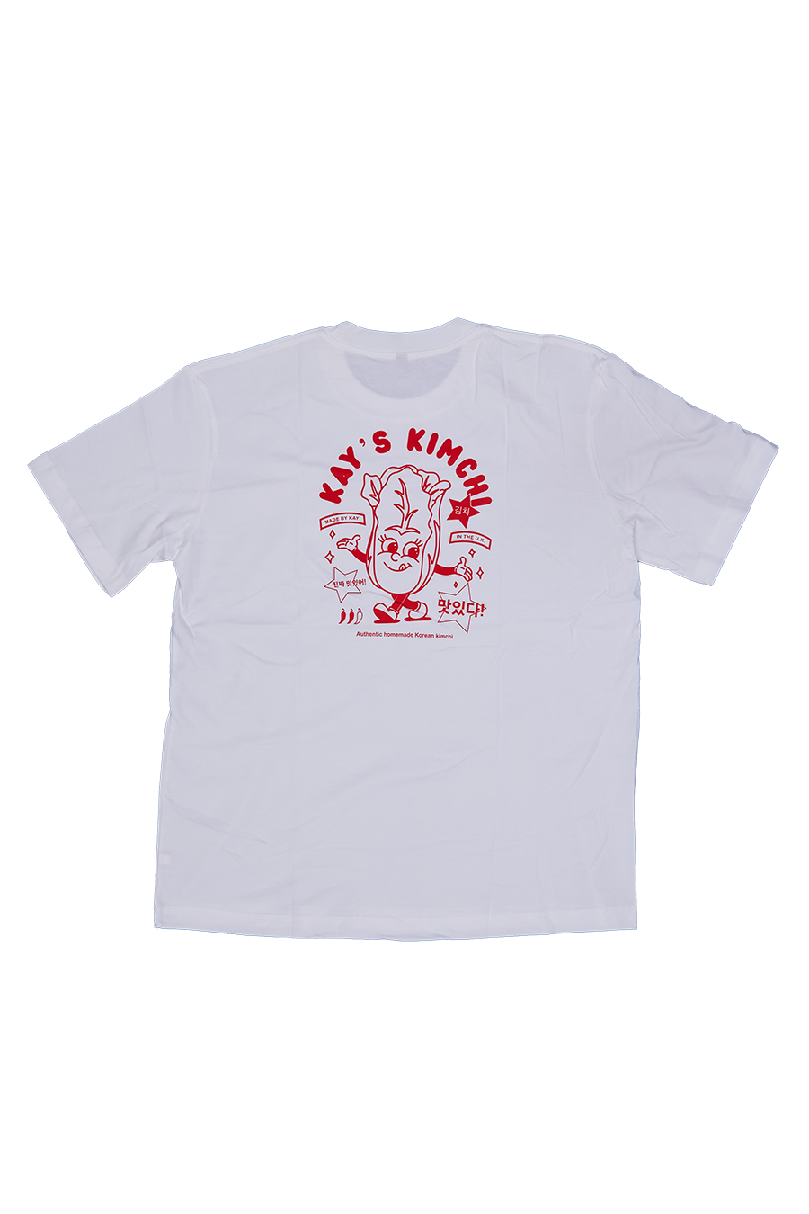 Red & White Kimchi Tee (L)