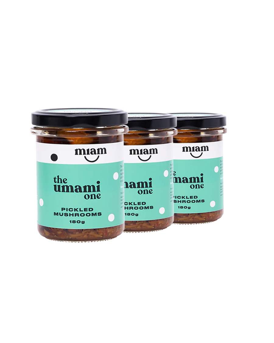 The Umami One: Pickled Mushrooms Trio