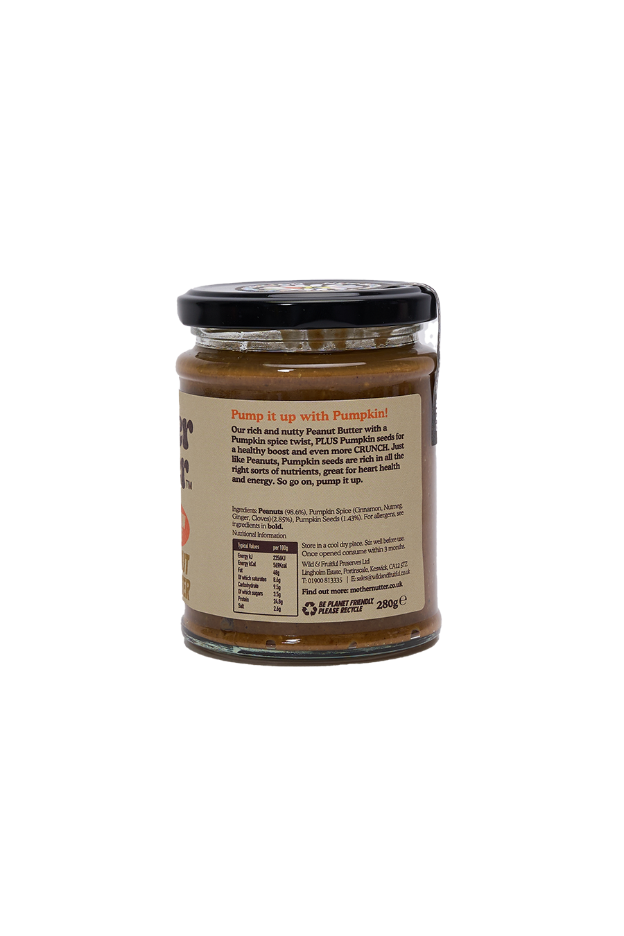 Crunchy Pumpkin Spice Peanut Butter