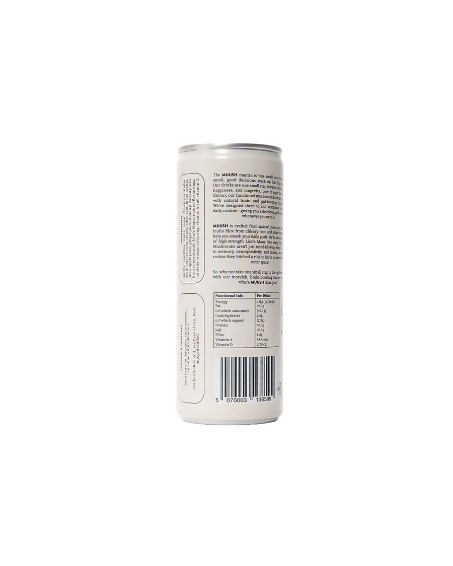 Blood Orange & Ginger Lion's Mane Soda (250ml)