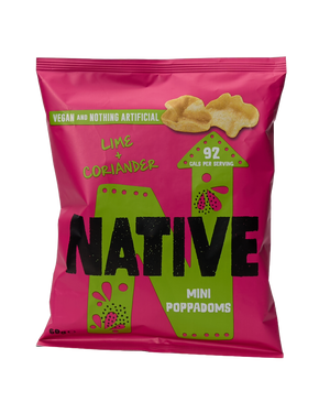 Lime and Coriander Mini Poppadoms (Sharing Bag)