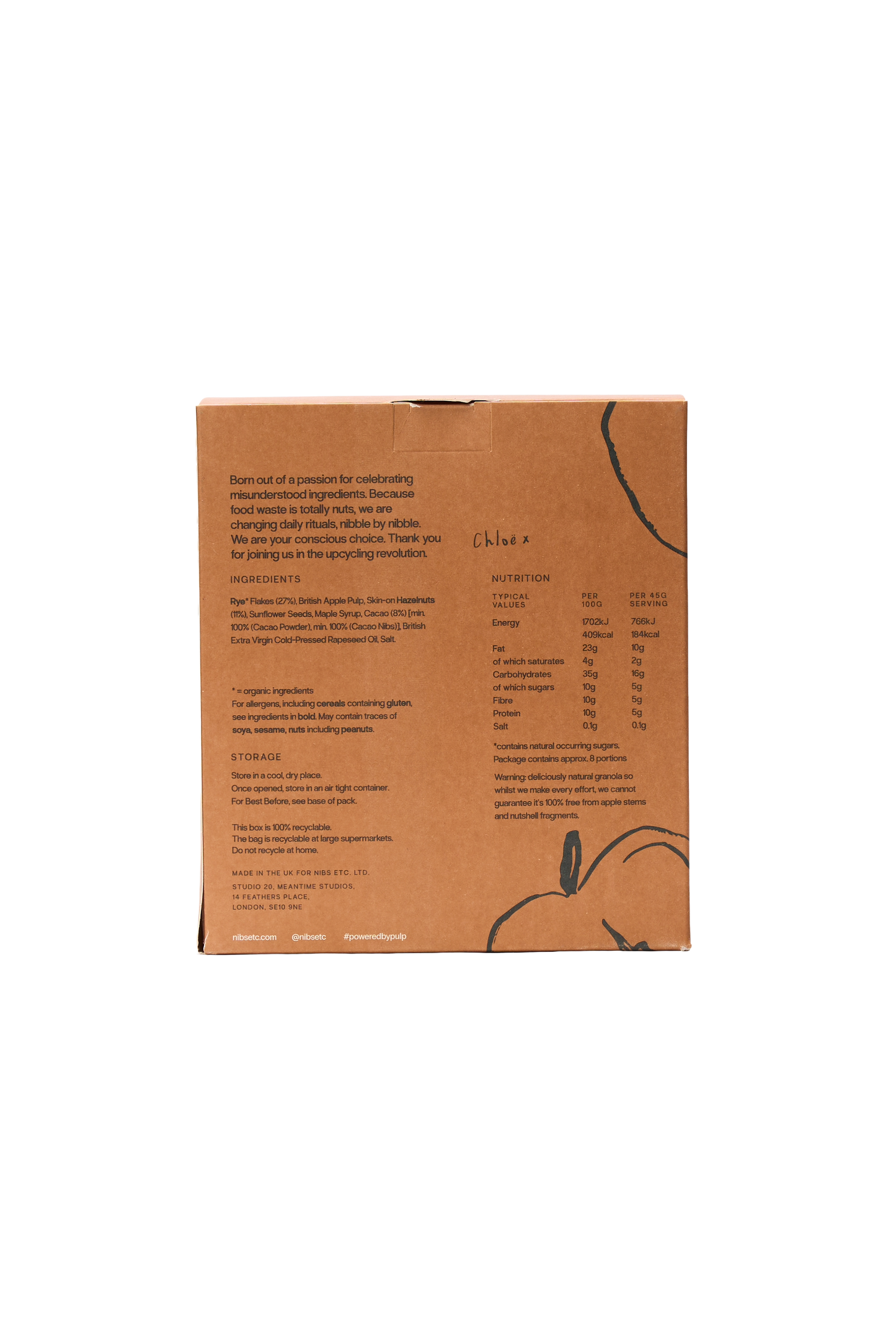 Rye, Hazelnut & Cacao Granola