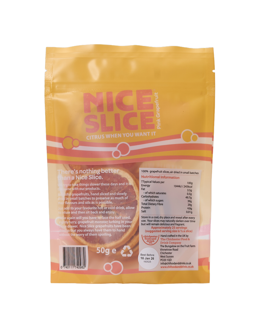 Dehydrated Pink Grapefruit Slices