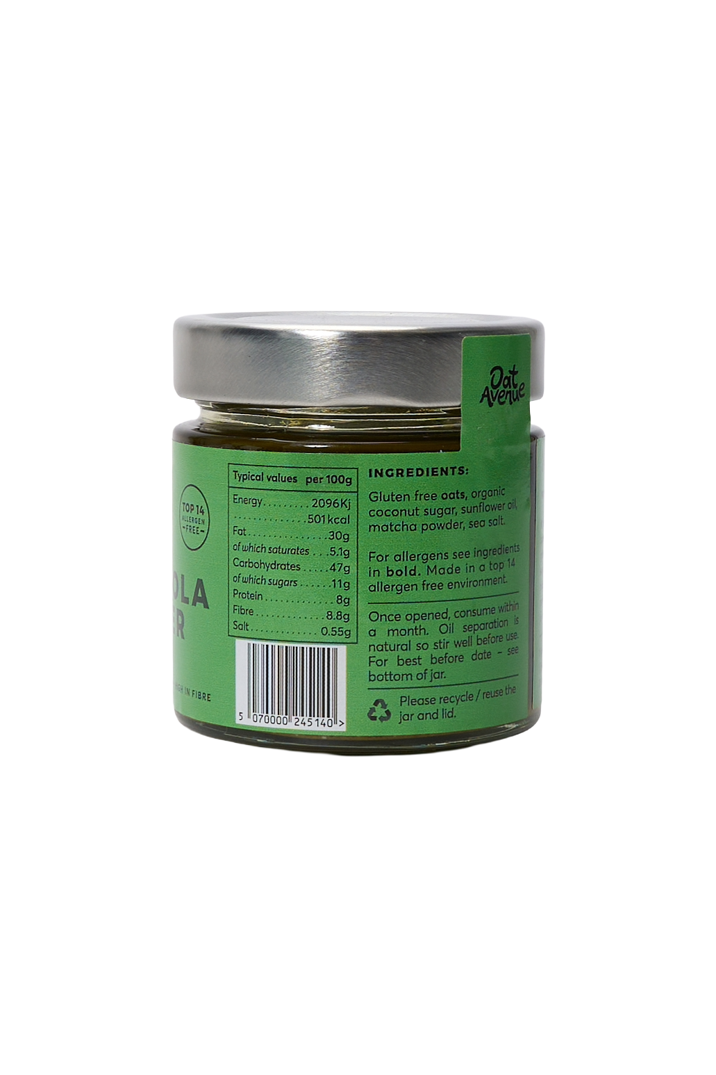 Matcha Granola Butter