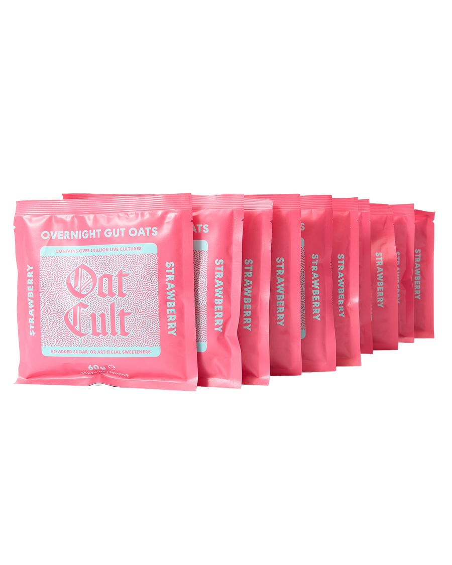 Strawberry Overnight Oats Mix (10 Packs)