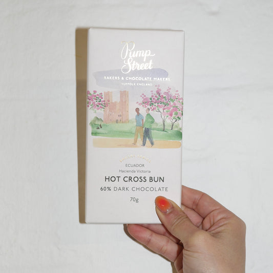 Hot Cross Bun Chocolate Bar (60%)