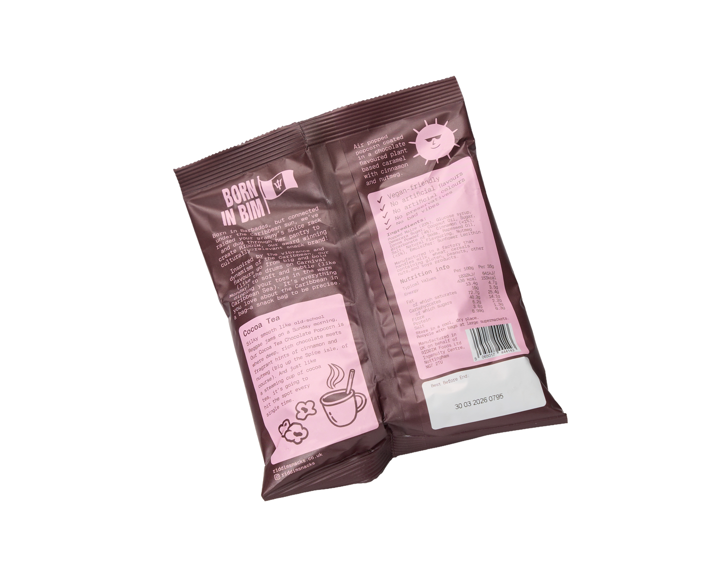 Cocoa Tea & Nutmeg Caramel Popcorn