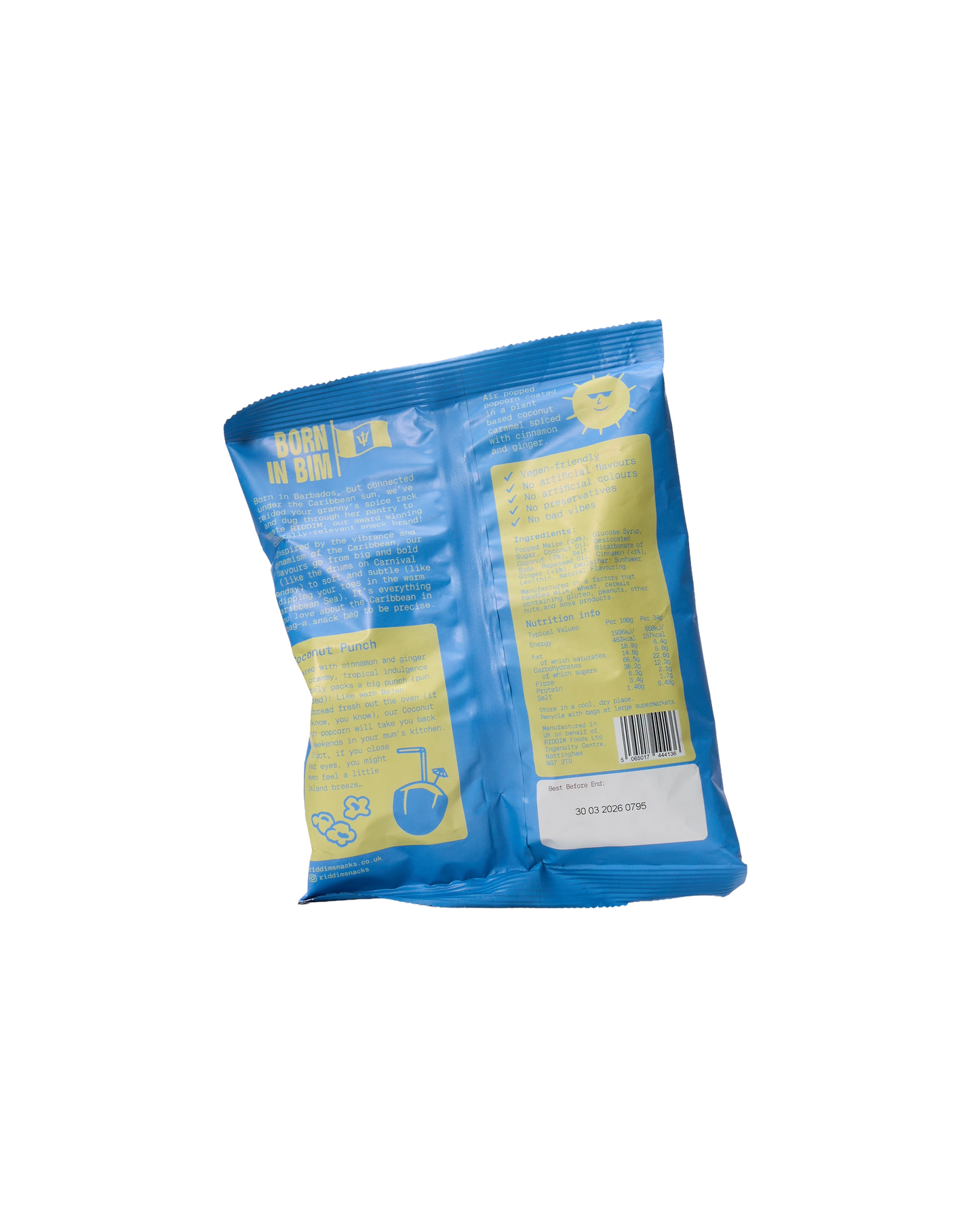 Coconut Punch Caramel Popcorn