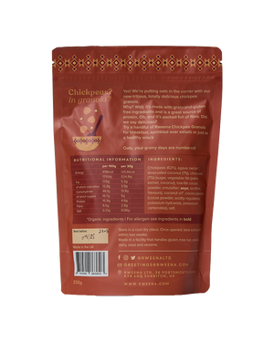 Chickpea Granola: Chocolate & Coconut