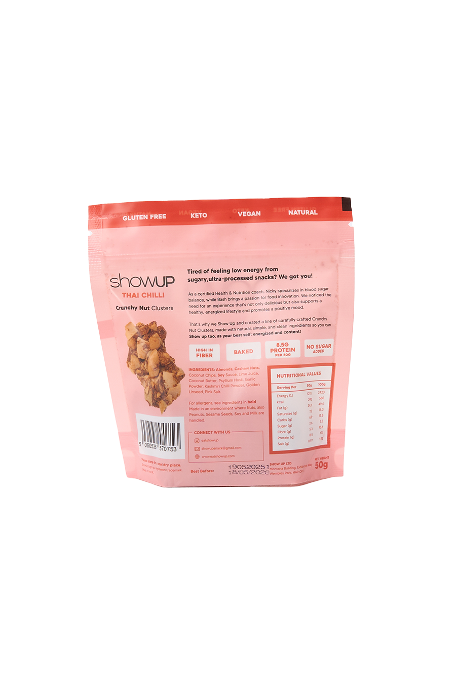 Thai Chilli Crunchy Nut Clusters